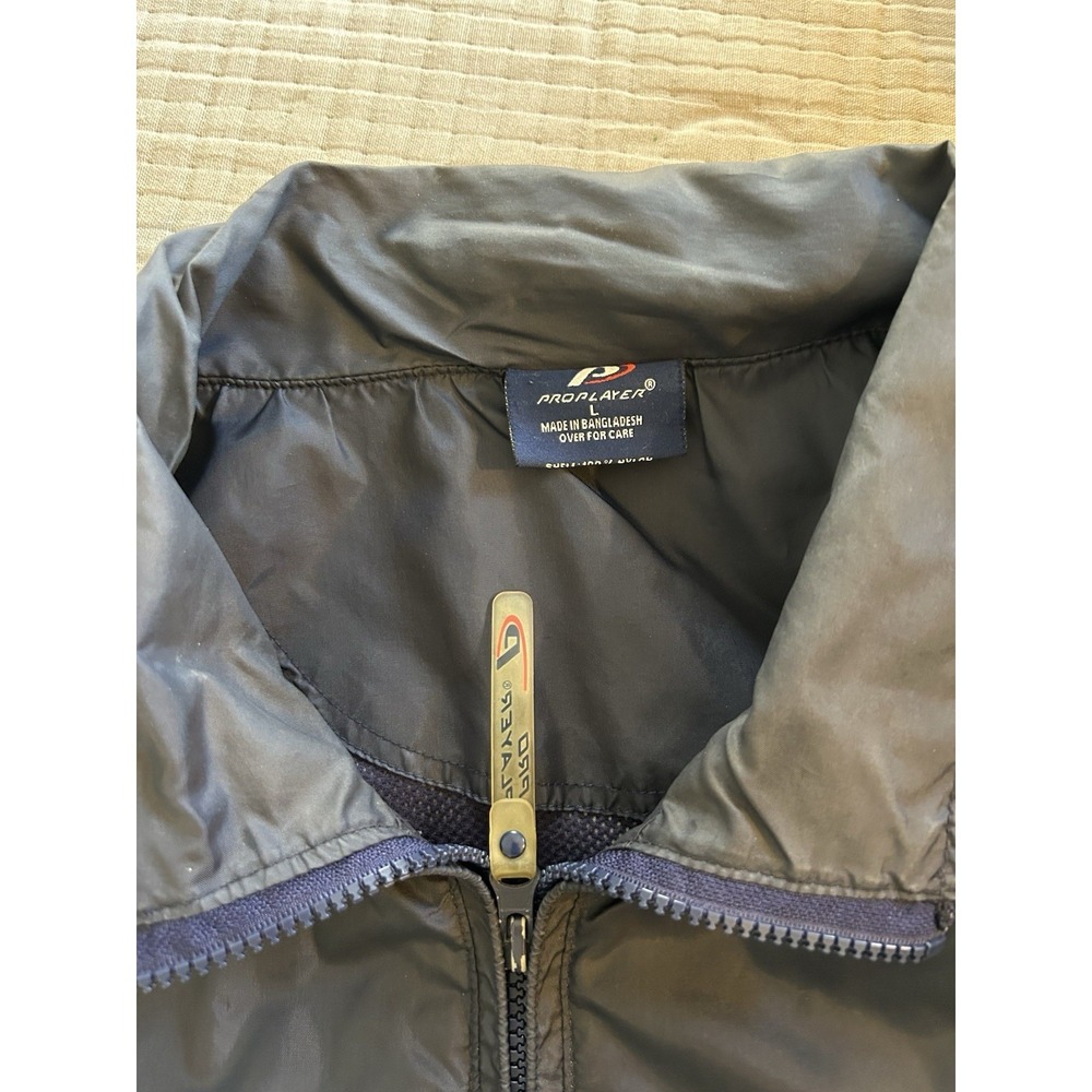 Notre Dame Pullover Windbreaker Jacket Pro Player Large Fighting Irish VTG 613 - Picture 4 of 5